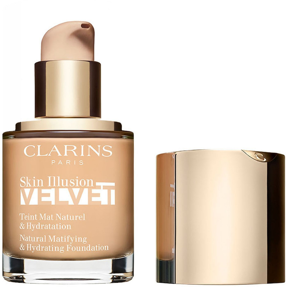 Увлажняющий тональный крем с матовым покрытием Clarins Skin Illusion Velvet  #1