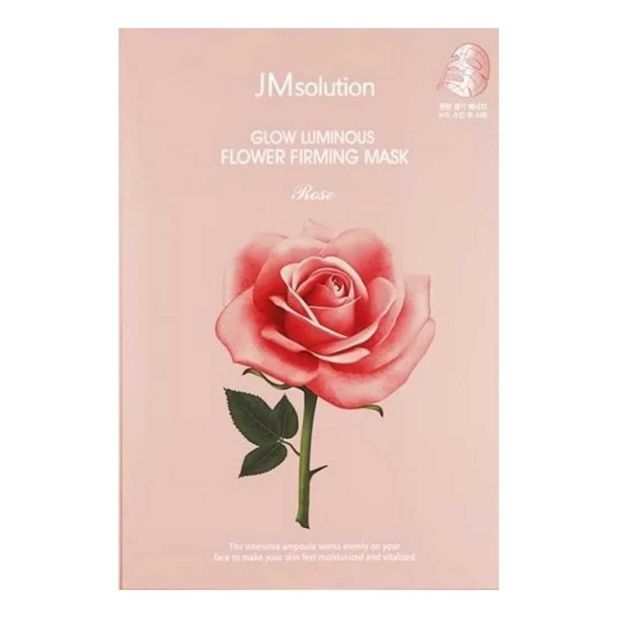 JM Solution Тканевая маска для лица с экстрактом розы / Glow Flower Firming  Mask Rose, 2 шт.*30 мл - купить с доставкой по выгодным ценам в  интернет-магазине OZON (856023049)