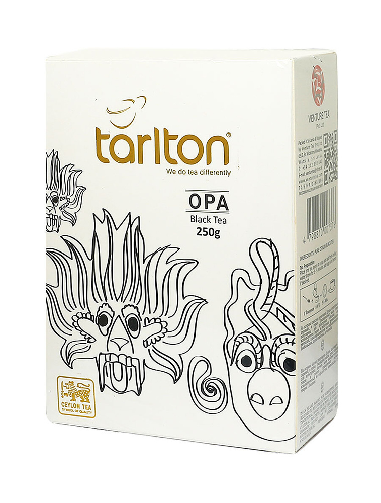 Чай черный Tarlton OPA картонная упаковка 250 гр / Тарлтон ОПА 0.25 кг  #1