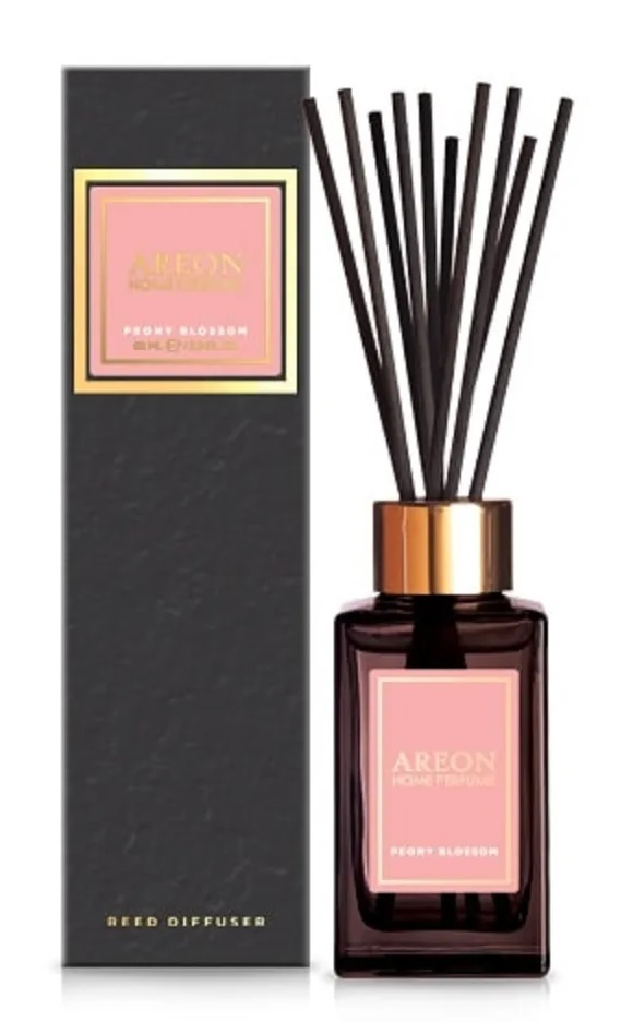 Ароматизатор AREON флакон с палочками 85мл HOME PERFUME STICKS PEONY BLOSSOM 85ML PSLR08  #1