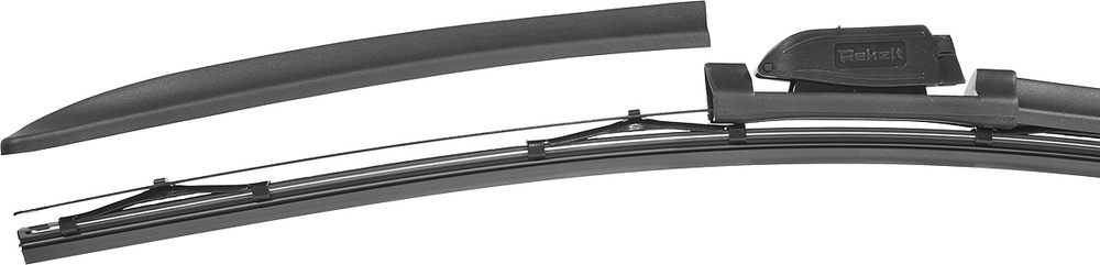 Щетка стеклоочистителя гибридная Rekzit 91655, крепление Крючок (Hook / J-Hook) 