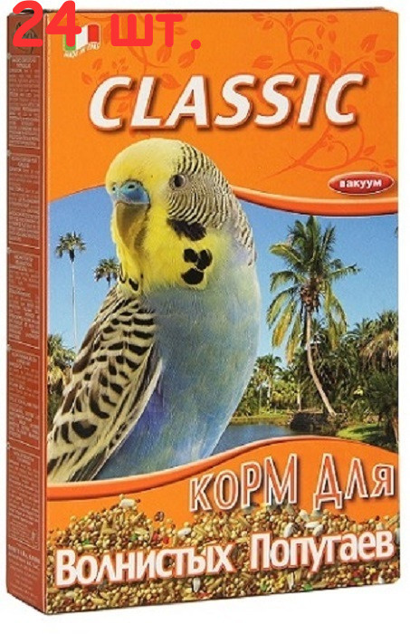 корм для волнистых попугаев Classic 400 г (24 шт.) - купить с доставкой ...