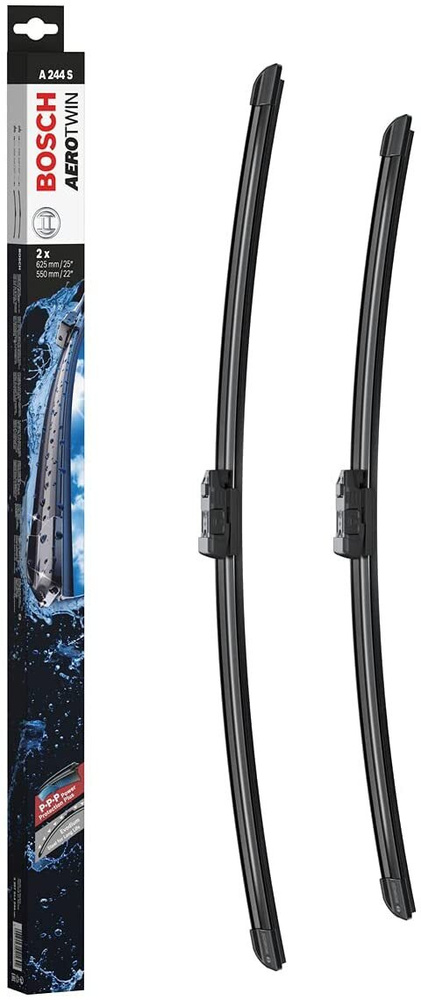 Комплект бескаркасных щеток стеклоочистителя Bosch 3397014244 ...