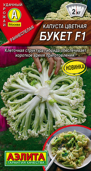 Капуста цветная Букет, 2 кг 90 дней, гибрид европейской селекции  #1