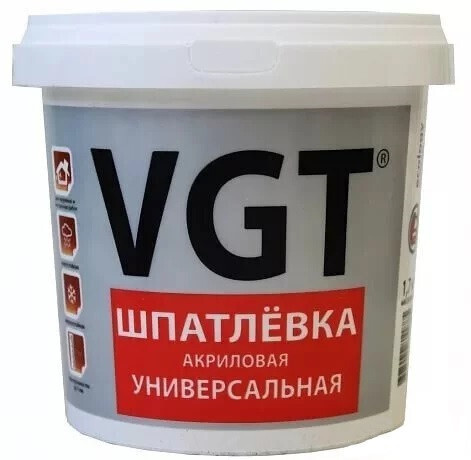 Шпатлевка акриловая универсальная VGT 1,7 кг #1