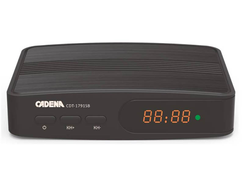 Cadena cdt. Cadena CDT-1791sb. Приемник цифровой эфирный cadena CDT-1791sb. Приставка для цифрового ТВ cadena CDT-1791sb. CDT 1791sb.