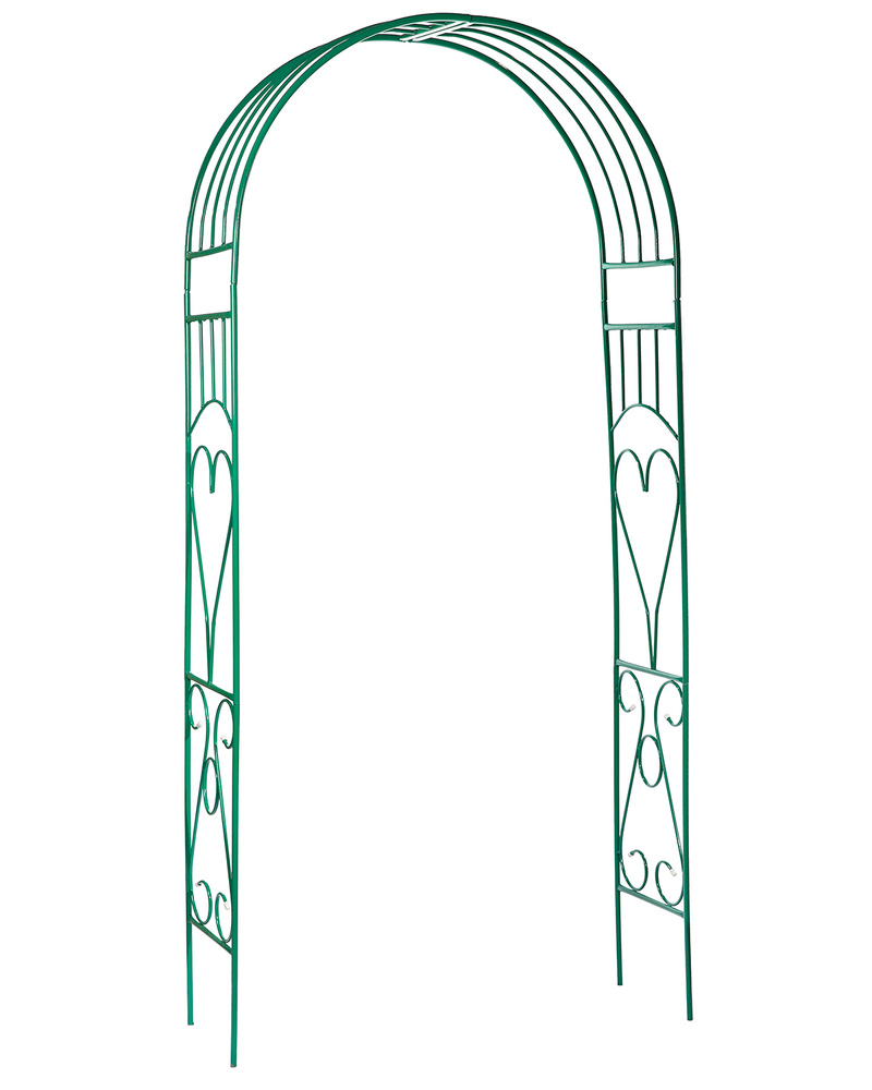 Арка садовая металлическая для растений (для сада) Лето разборная зеленая