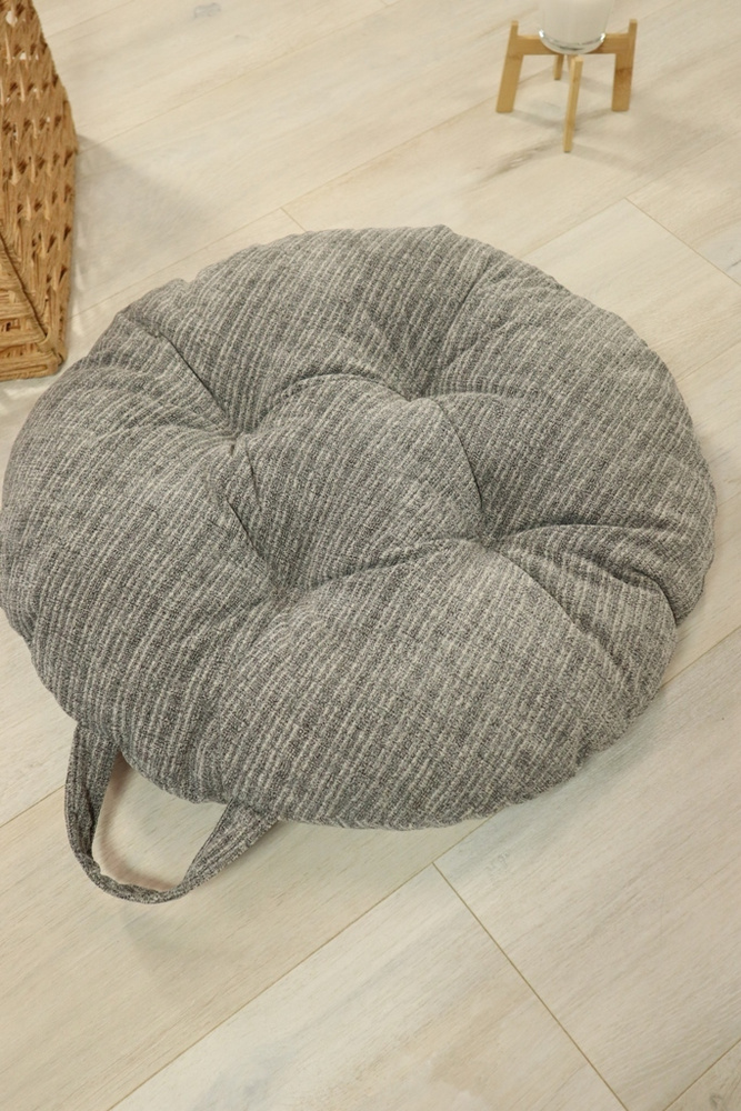 Linen Way Подушка на стул круглая D50 с ручкой 50x50 см #1