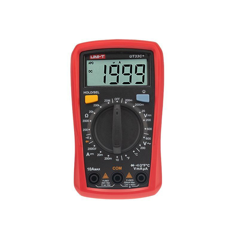 Мультиметр портативный UT33C+ с измер. температуры прозвонка UNI-T 13-0057  #1