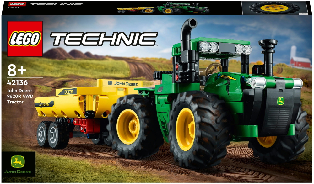 Конструктор LEGO Technic 42136 John Deere 9620R 4WD Tractor #1