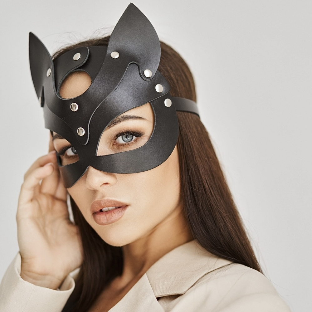 Cat Mask Черная / маска кожаная / бдсм / товары для взрослых 18 для ...