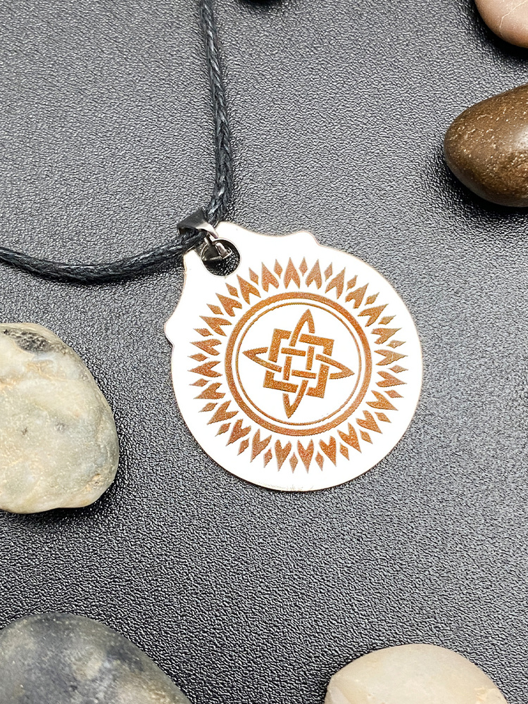 Славянский оберег из медицинской стали / Цветок папоротника / Символ ...