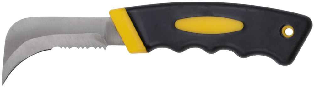 Нож для напольных покрытий fit нерж сталь прорезиненная ручка 10630