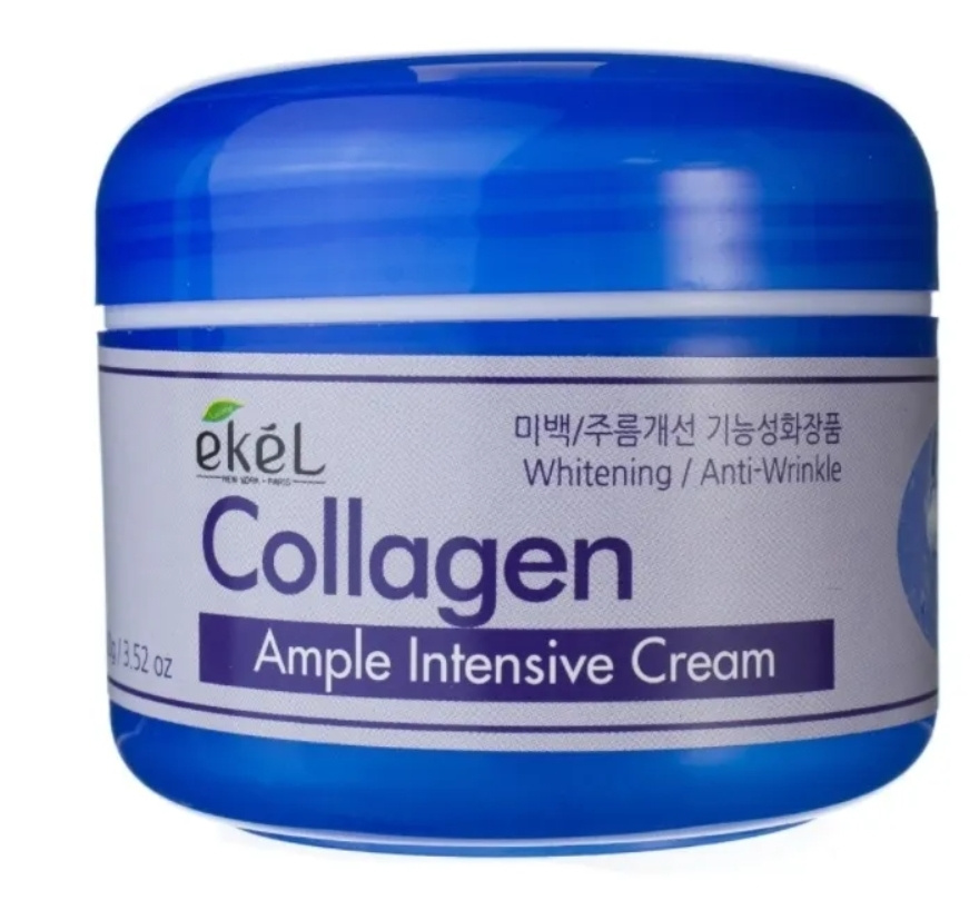 Ekel Крем для лица ампульный омолаживающий с коллагеном Ample Intensive Cream Collagen, 100 г  #1