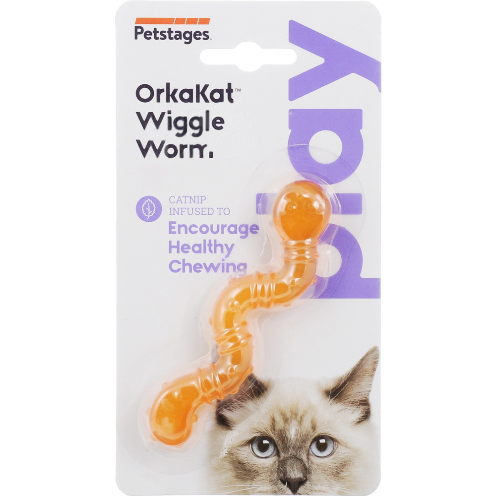 Petstages Orka Игрушка для кошек Червяк 11 см #1