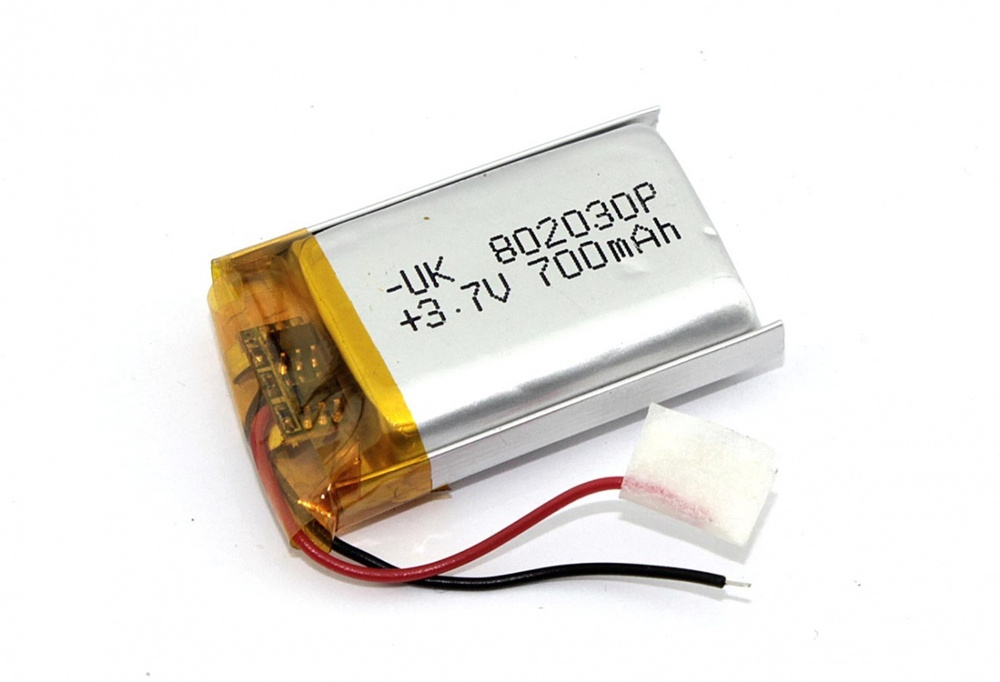 Аккумулятор Li-Pol (батарея) 8*20*30mm 2pin 3.7V/700mAh #1