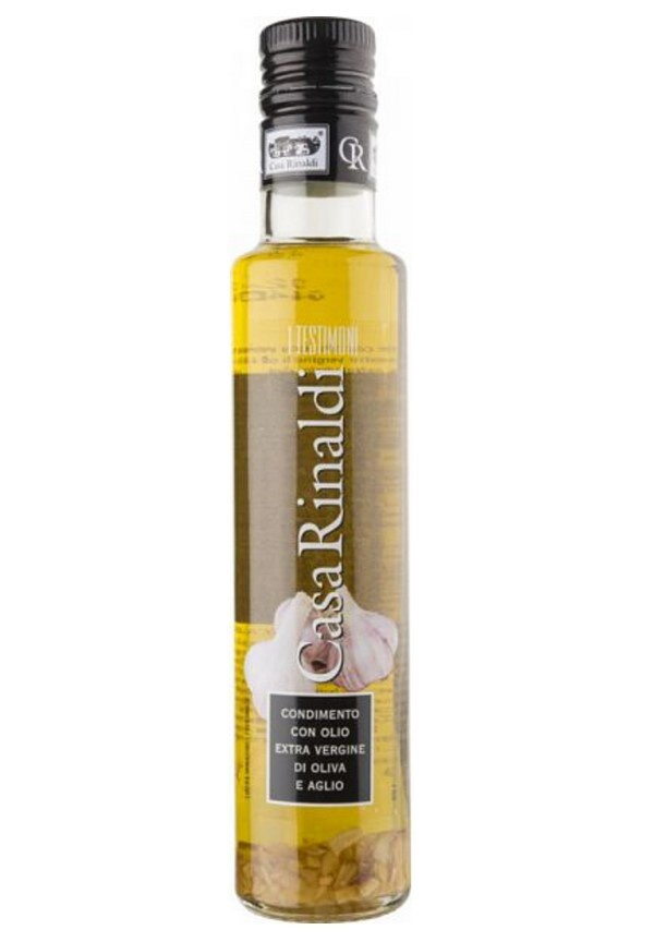Масло оливковое Casa Rinaldi Extra Vergine с чесноком 250 мл/Кето/Палео ...