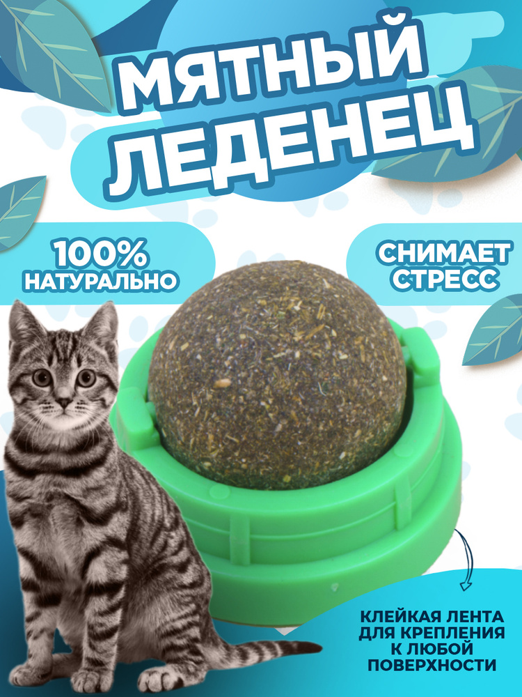 Кошачья мята, мятная игрушка для кошек и котов, шарик лакомство с кошачьей  мятой, 1 шт, Master-Pokupok - купить с доставкой по выгодным ценам в  интернет-магазине OZON (564393440)