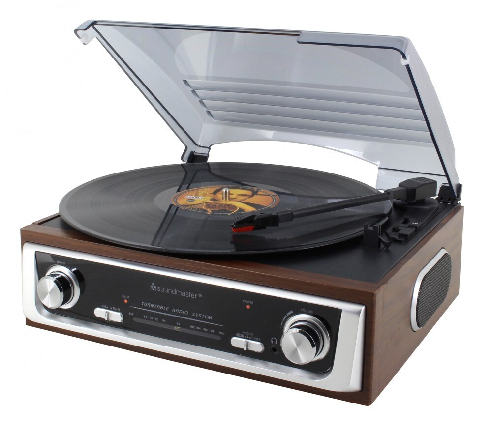 Проигрыватель виниловых дисков Soundmaster PL196H "Nostalgic Record ...