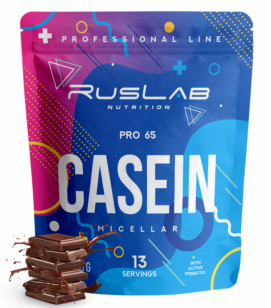 Micellar  CASEIN PRO 65 казеиновый протеин (416 гр),вкус шоколад #1