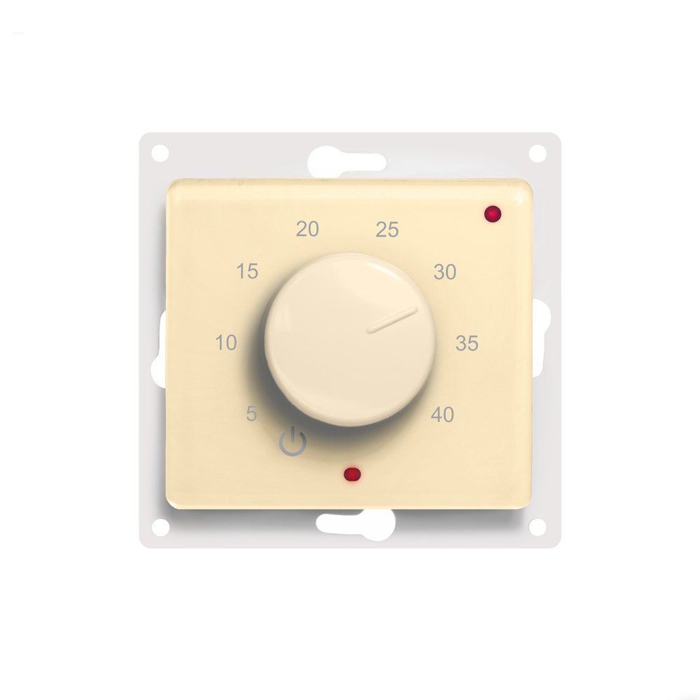 ЭргоЛайт Терморегулятор/термостат до 3500Вт Для теплого пола, Для конвекторов, бежевый  #1
