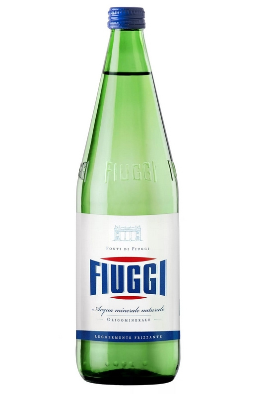Вода минеральная Fiuggi / Фьюджи газированная СТЕКЛО 1 л (6 штук)  #1