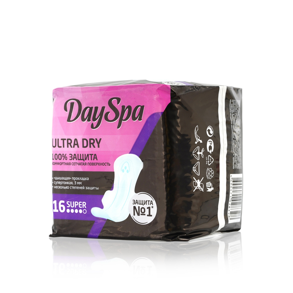 Day Spa Гигиенические прокладки Ultra Dry, Super, - 16 шт. - купить с ...
