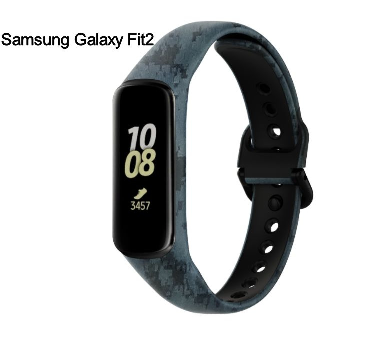 Сменный, гипоаллергенный, силиконовый ремешок MyPads для умного смарт-браслета Samsung Galaxy Fit2 (SM-R220) #1