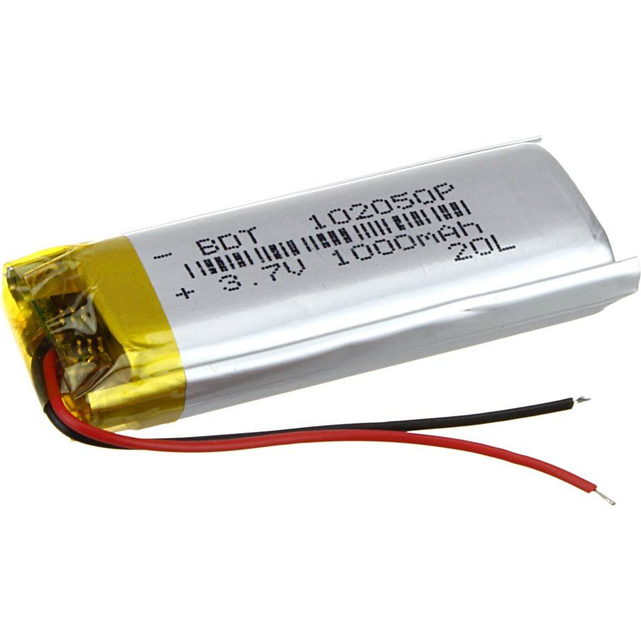 Аккумулятор 3.7V 1.0Ah Li-Po 102050 #1