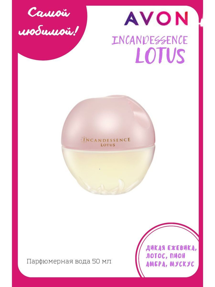 Parfum Avon Incandessence Lotus - Lot De 2 Produits + Sac Cadeau - Neuf Prêt à Offrir