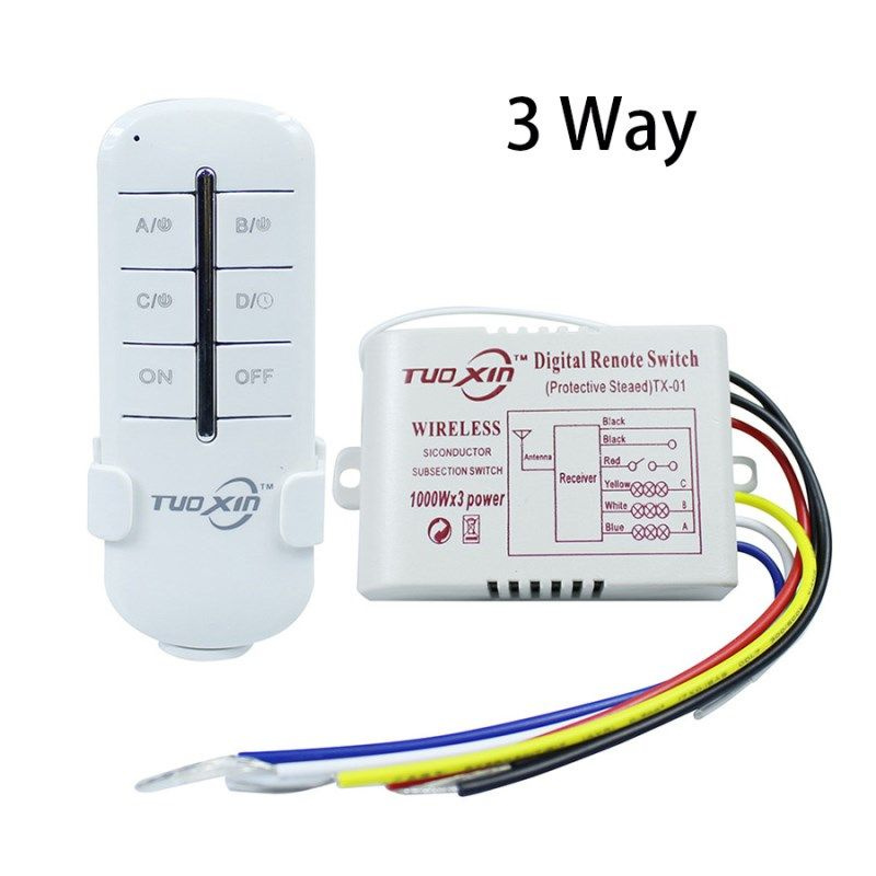 ПУЛЬТ УПРАВЛЕНИЯ СВЕТОМ и электричеством 3 канал 220 вольт по 1000 ватт ...