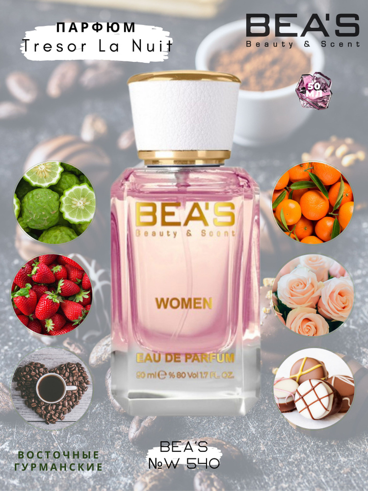 BEA'S Beauty & Scent Вода парфюмерная La Nuit Tresor L'eau De Parfum For Women W540 Женская 50 мл  #1