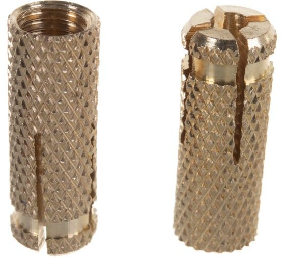 Анкер (цанга) забивной латунный М8 10шт - купить по выгодной цене в ...