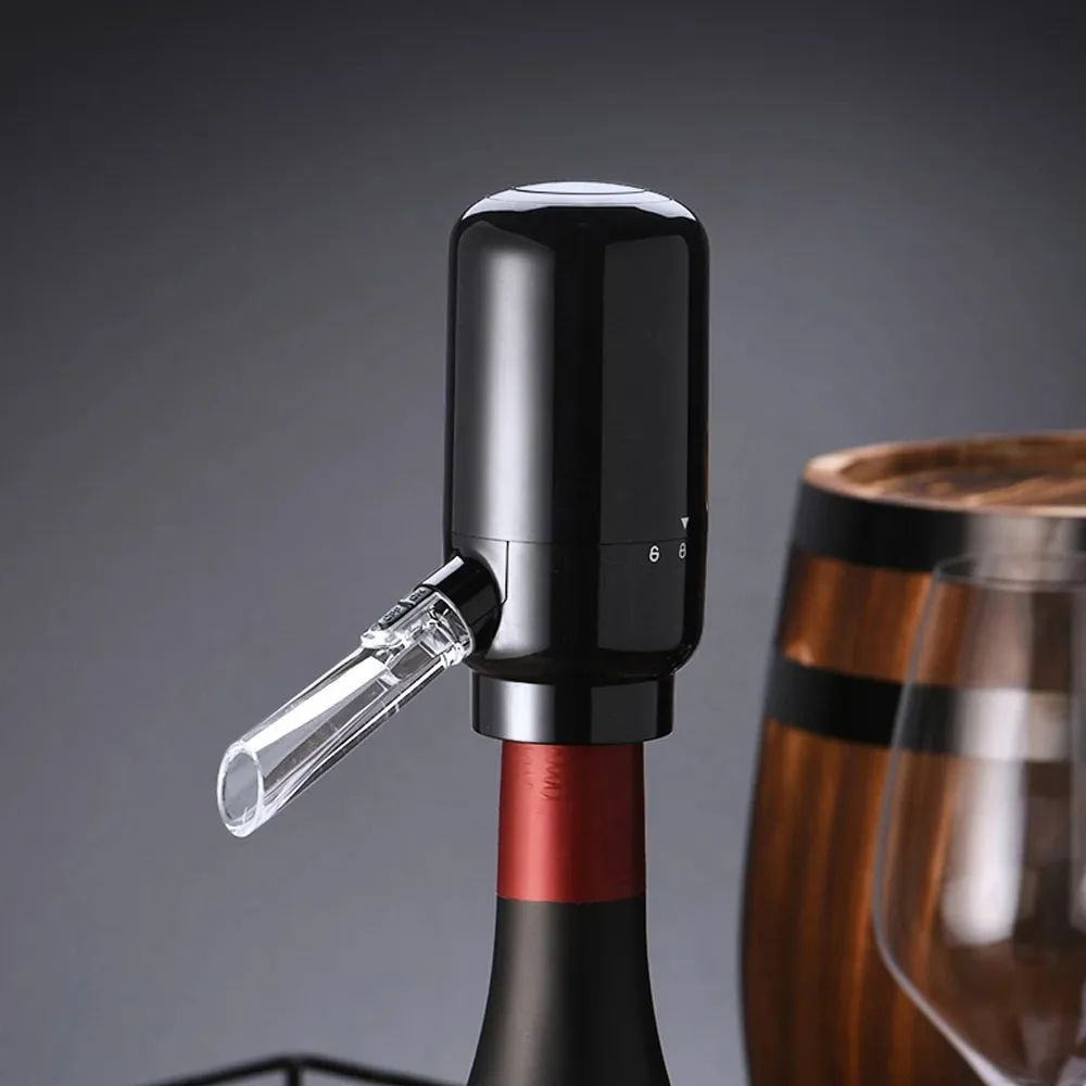 Электрический аэратор Electric wine Aerator Dispenser черный, диспенсер ...