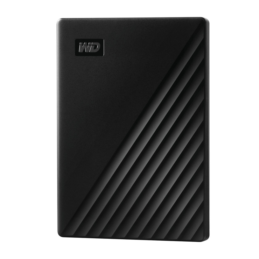 Western Digital 1 ТБ Внешний жесткий диск My Passport (WDBYVG0010BBK-WESN), черный  #1