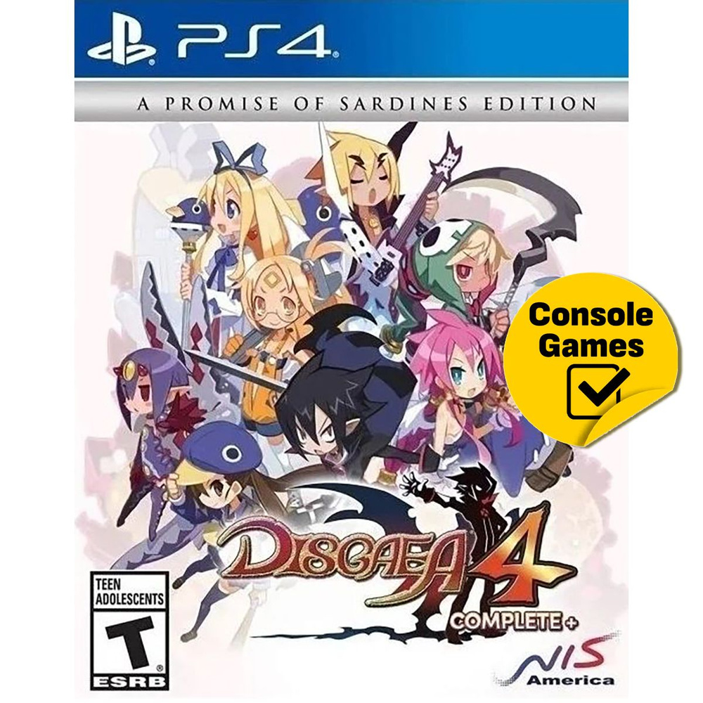 Игра Disgaea 4 Complete + A Promise of Sardines (PlayStation 4, Английская  версия) купить по низкой цене с доставкой в интернет-магазине OZON  (1245223697)