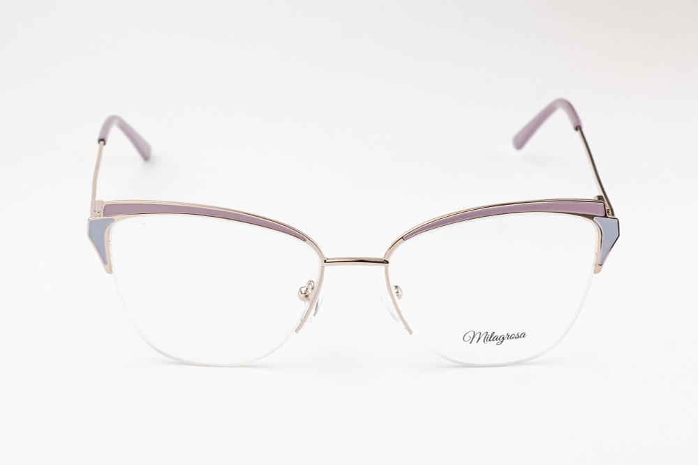 Оправа для очков женская Milagrosa / Оправа кошачий глаз/ Металлическая ...