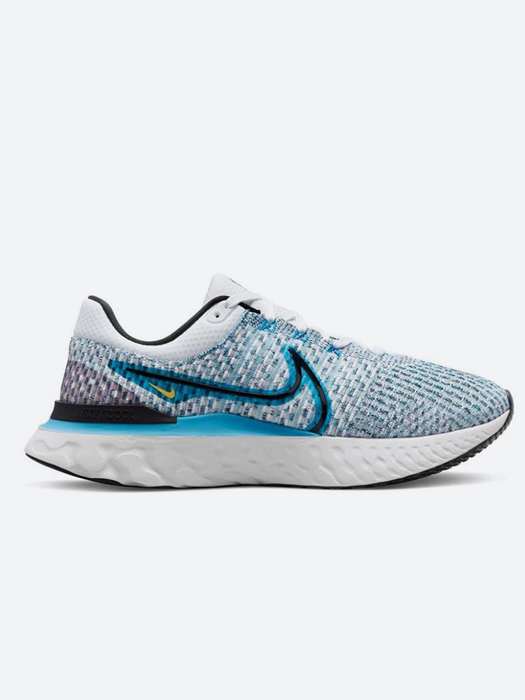 NIKE REACT INFINITY RUN FK3 28㎝/nike2 Кроссовки Мужской Nike Искусственная кожа, Текстиль, размер 41 На