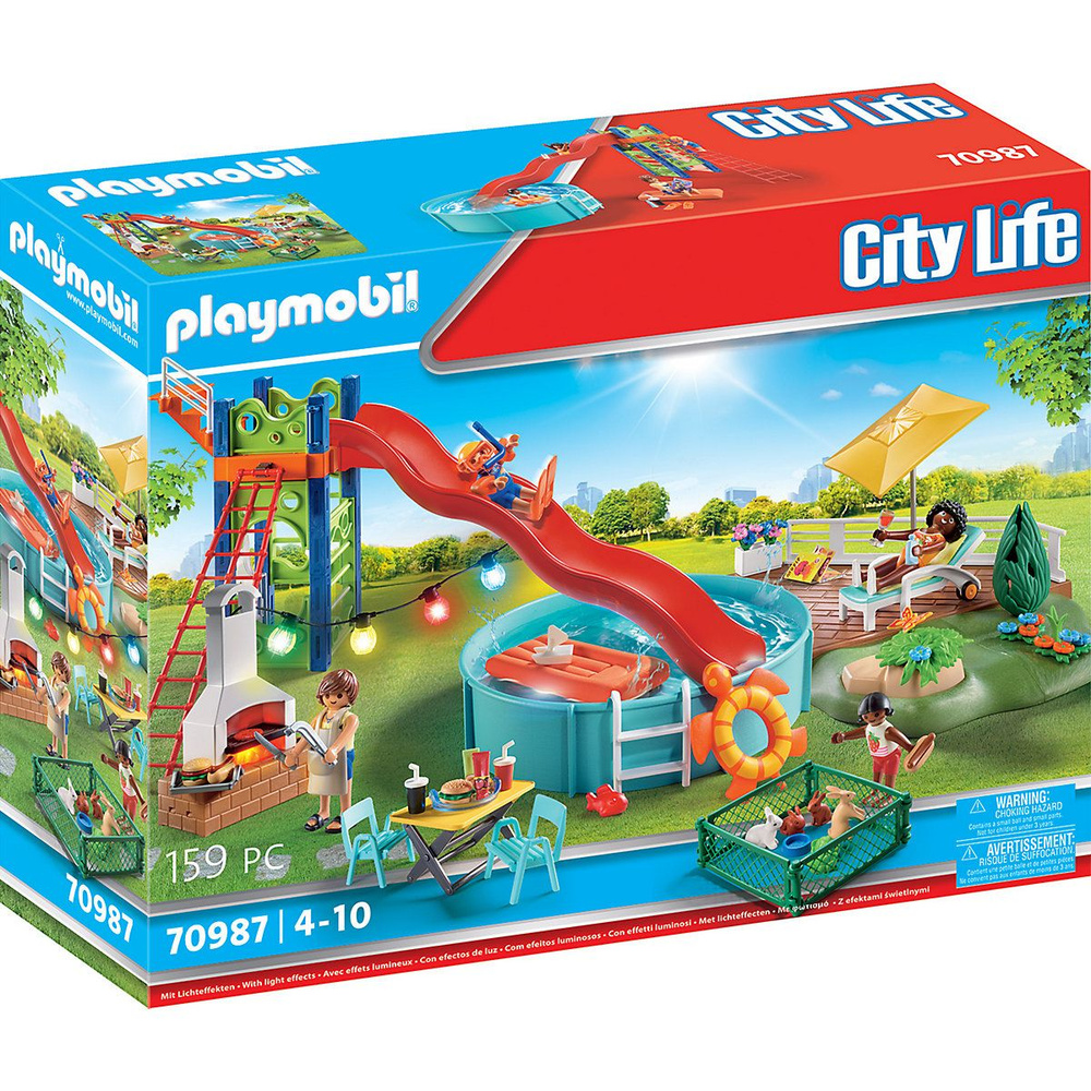 Playmobil store swimming pool