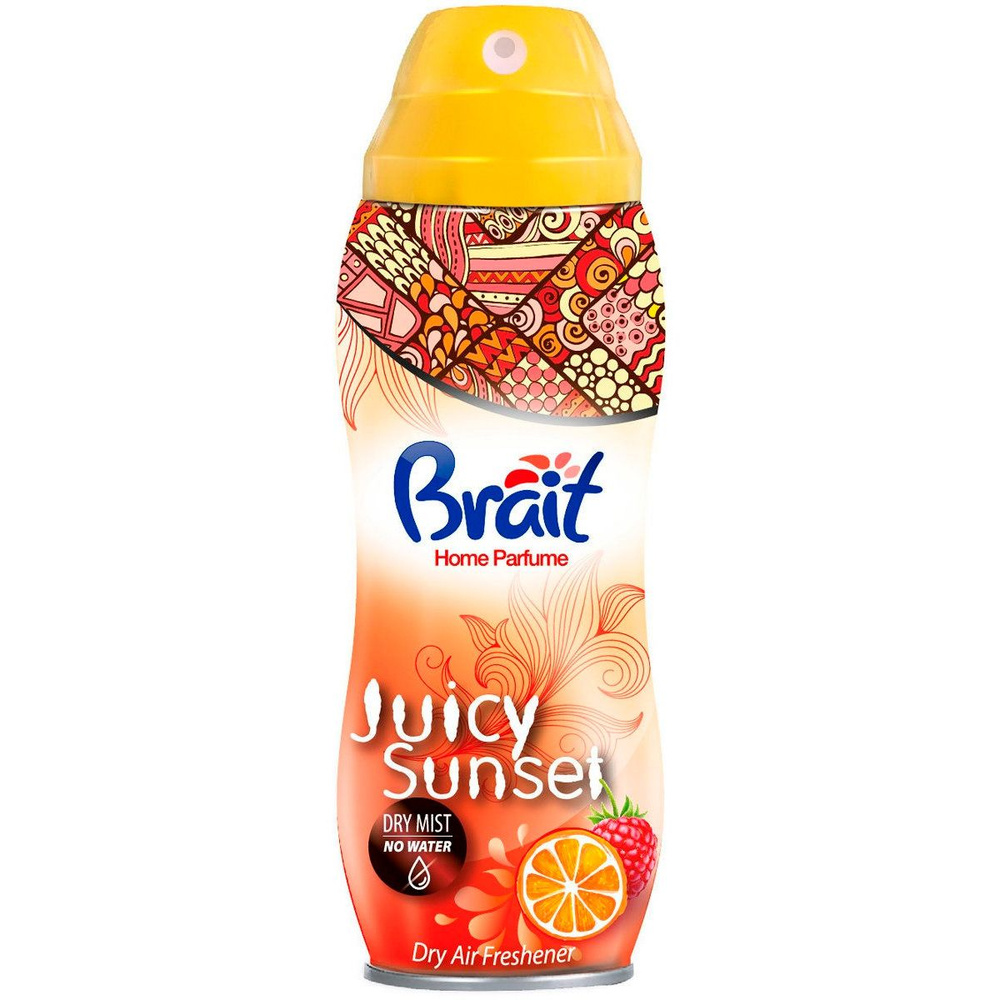 Brait Освежитель воздуха JUICY SUNSET, сухой, аромат Фруктово-цветочный  (300 мл)