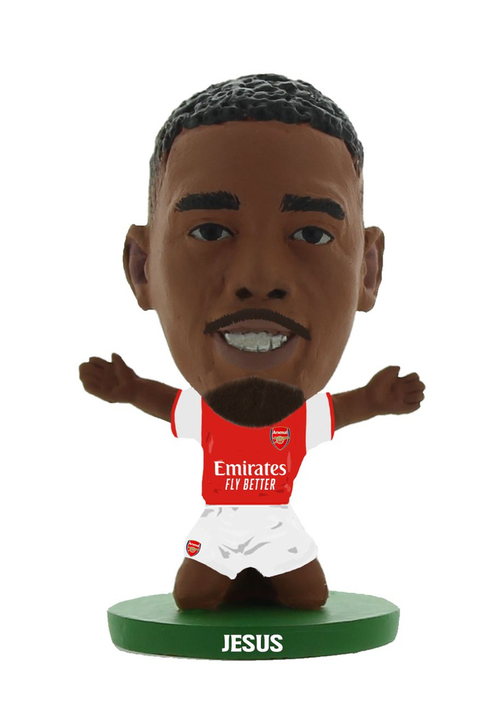 Фигурка SoccerStarz футболиста ФК Арсенал / Arsenal - Gabriel Jesus / Габриэл Жезус - Home V-2023, 405767 #1