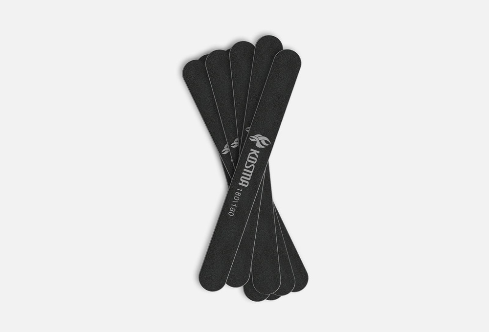Набор пилок для ногтей 180/180 large black plastic base #1