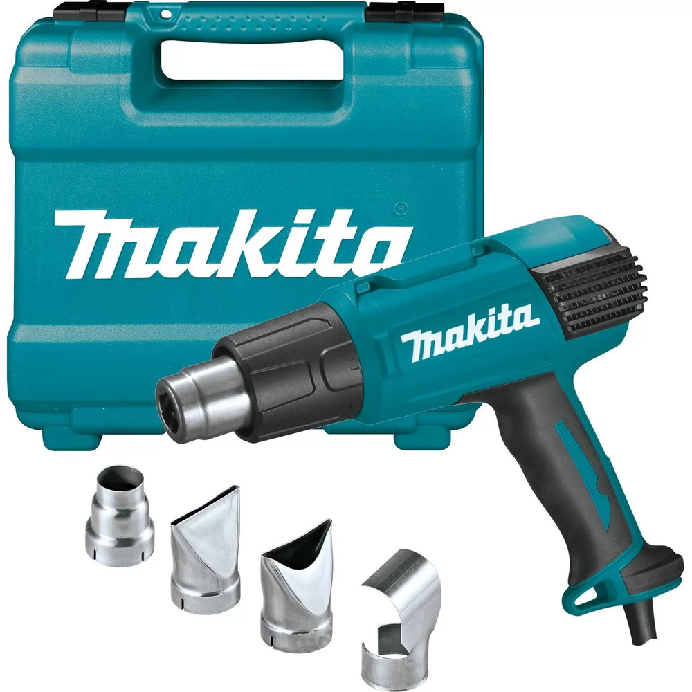 Фен строительный с регулировкой температуры Makita HG6031VK с кейсом  #1