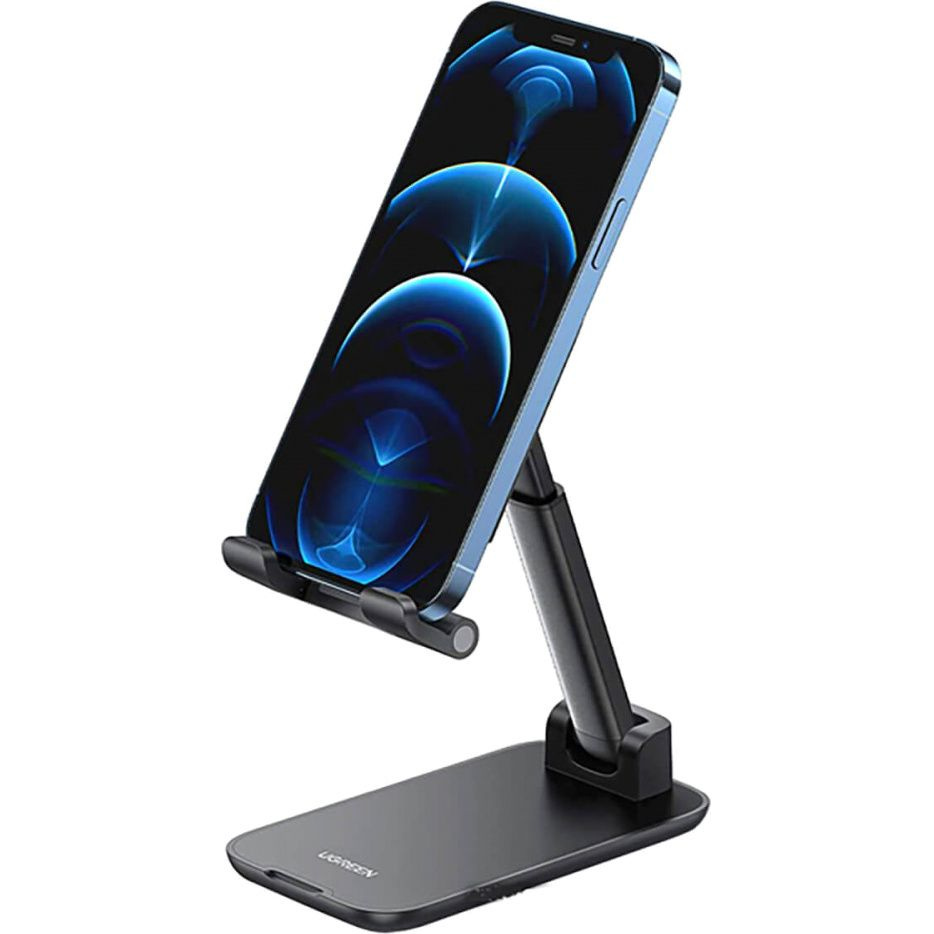 Держатель UGREEN LP373 Foldable Phone Stand для смартфонов чёрный (20435) -  купить с доставкой по выгодным ценам в интернет-магазине OZON (819948062)