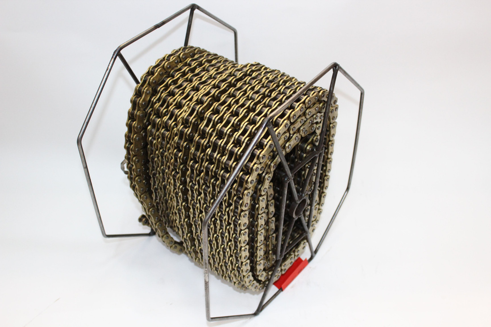 Цепь для мотобуксировщика ИЖ сальниковая, 63 звена + замок (шаг 15,875 ...