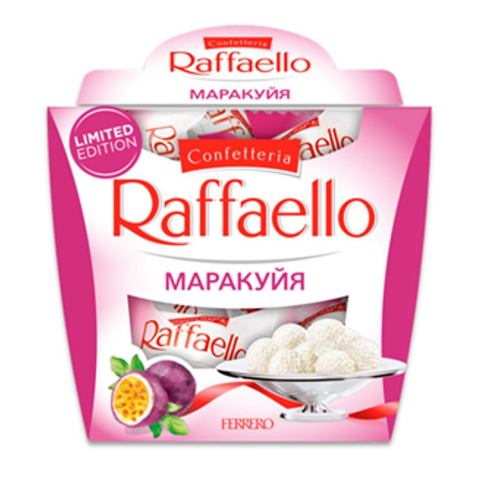 Конфеты Raffaello маракуйя, 150 г - купить с доставкой по выгодным ценам в  интернет-магазине OZON (692575344)