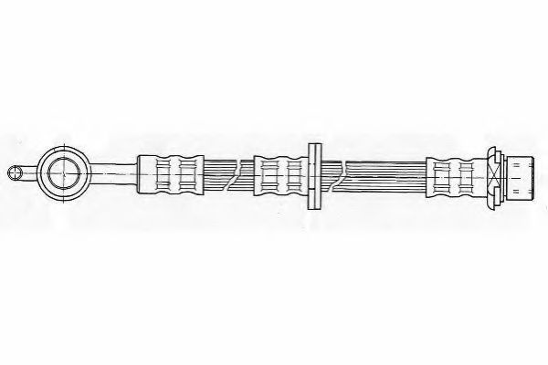 Шланг Тормозной Перед Правлев FENOX PH214679 #1