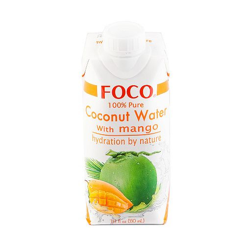 Кокосовая вода FOCO, с манго 330 мл #1
