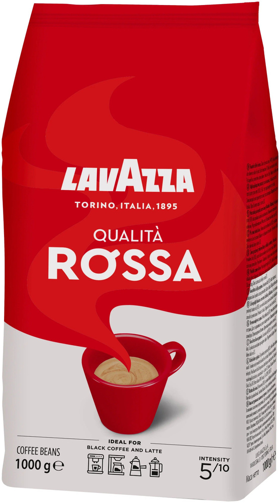 Кофе в зернах Lavazza Qualita Rossa 1кг #1