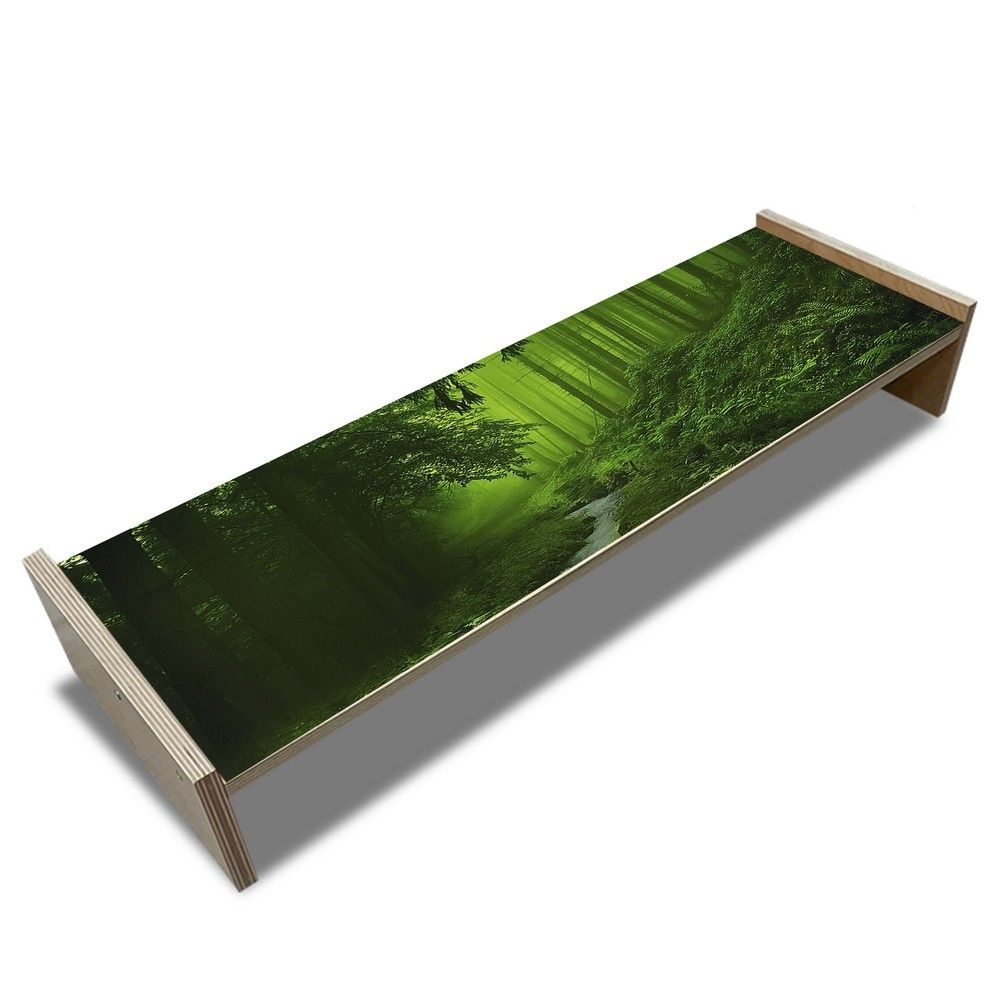 Подставка под монитор 62х24 см белая пейзаж лес (деревья, лето, эстетика)  - 28 - купить с доставкой по выгодным ценам в интернет-магазине OZON  (828751374)